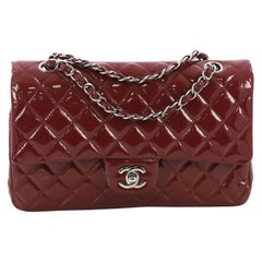 Chanel Classic Double Flap Bag Quilted Patent Medium