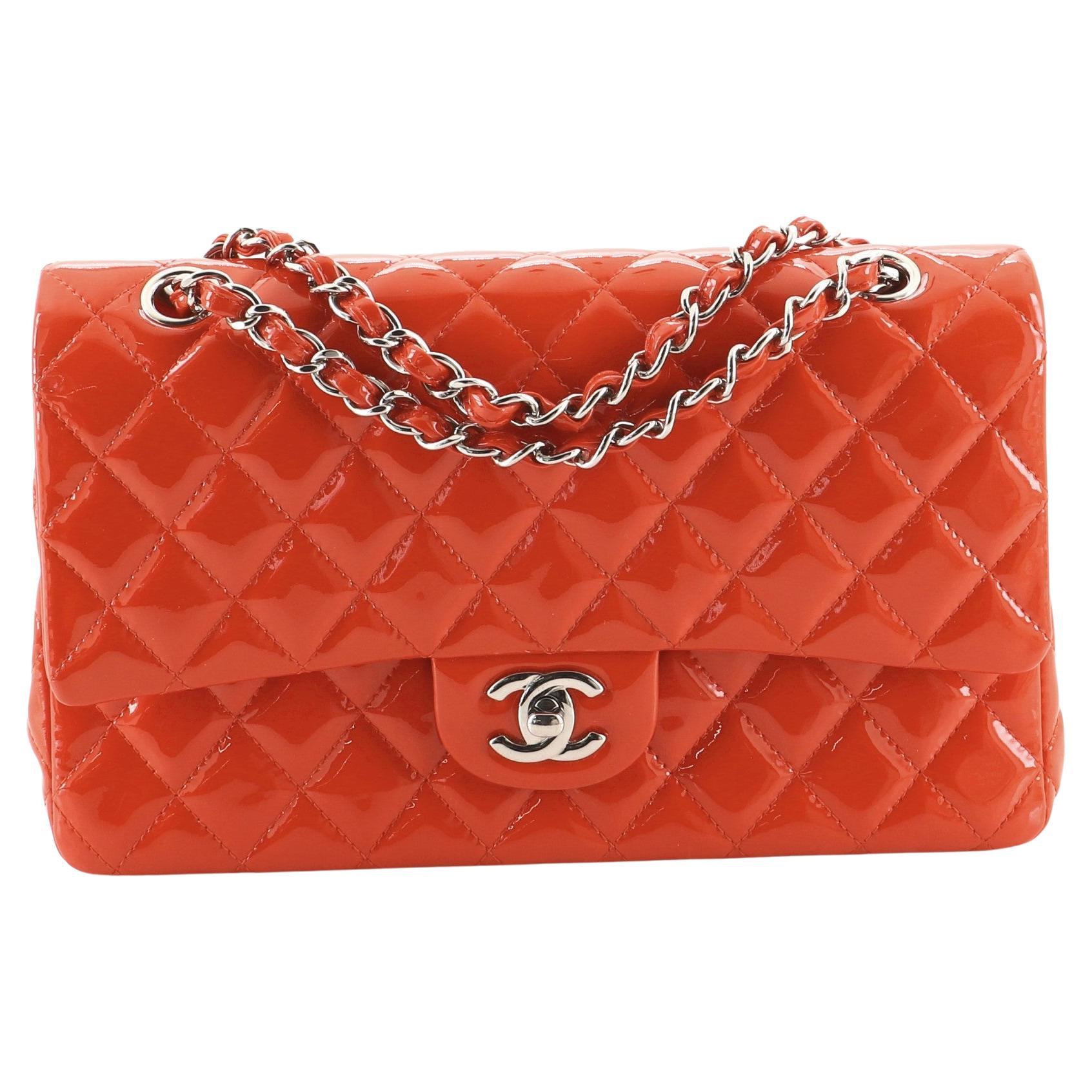 Chanel Classic Double Flap Bag Quilted Patent Medium at 1stDibs  chanel  medium classic flap, chanel classic flap medium, chanel medium classic flap  price