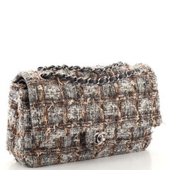 Chanel  Classic Double Flap Bag Quilted Tweed Medium