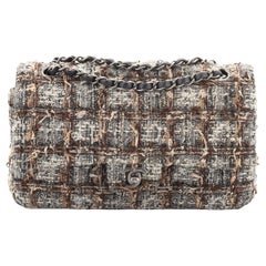 Chanel  Classic Double Flap Bag Quilted Tweed Medium