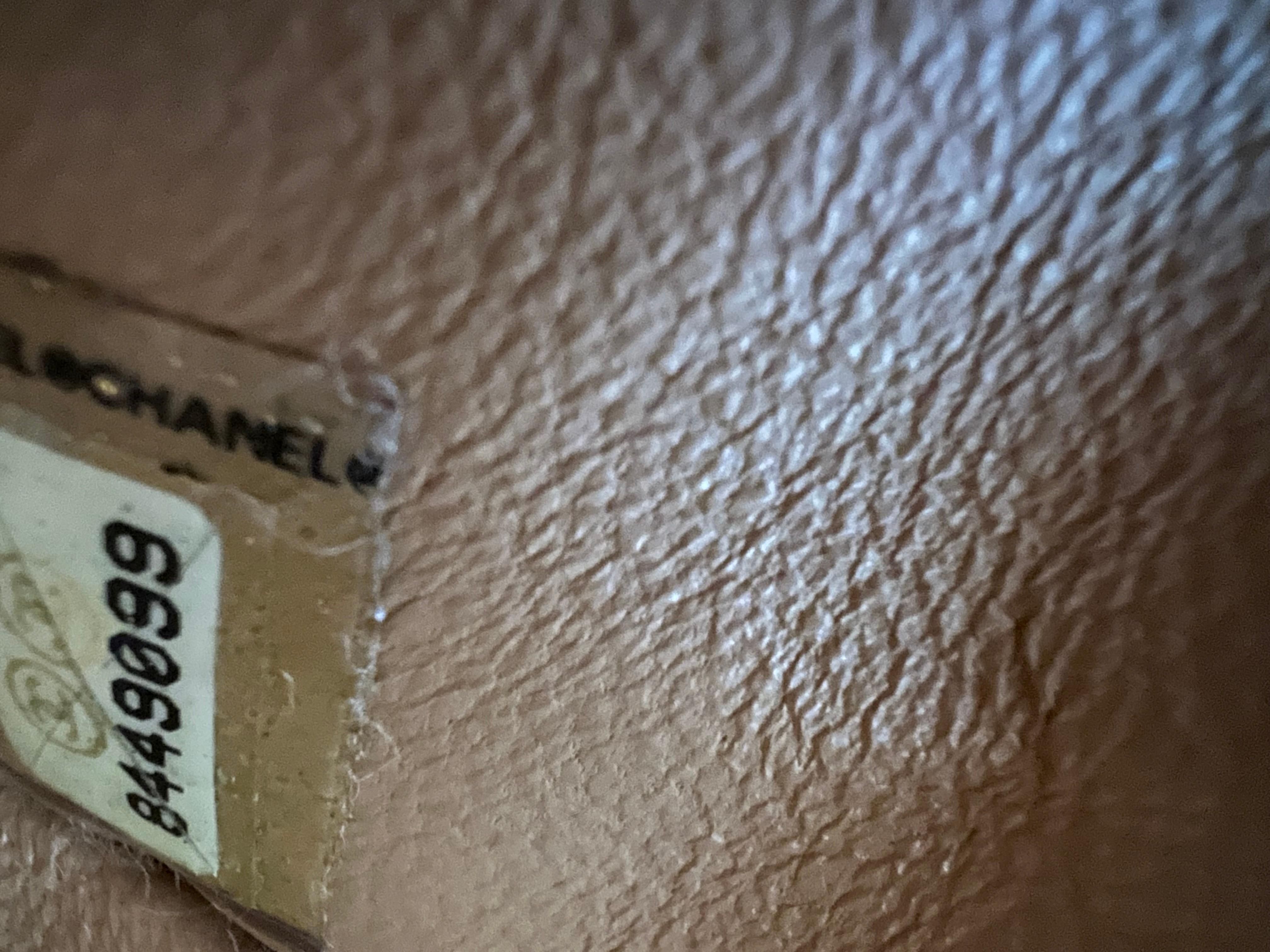 Chanel Classic Double Flap Medium Beige Lambskin 8