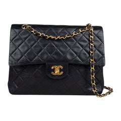 Retro Chanel Classic Double Square Flap Bag