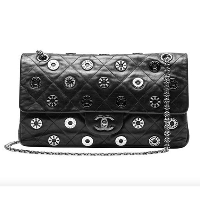 Chanel Classic Flap 2.55 Reissue Runway Rare Swarovski Lucky Charms