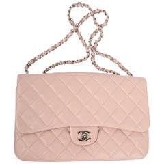 Chanel Classic Flap Bag Jumbo 3 - dusty pink