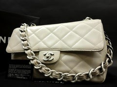Chanel Classic Flap Bicolor Modern Chain Medium 225406 Shoulder Bag