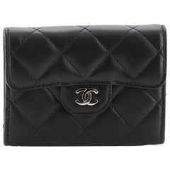 Chanel Classic Flap Card Case Quilted Lambskin