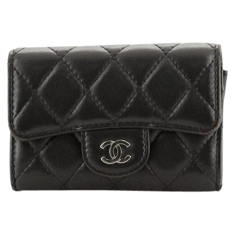 Chanel Classic Flap Card Case Quilted Lambskin