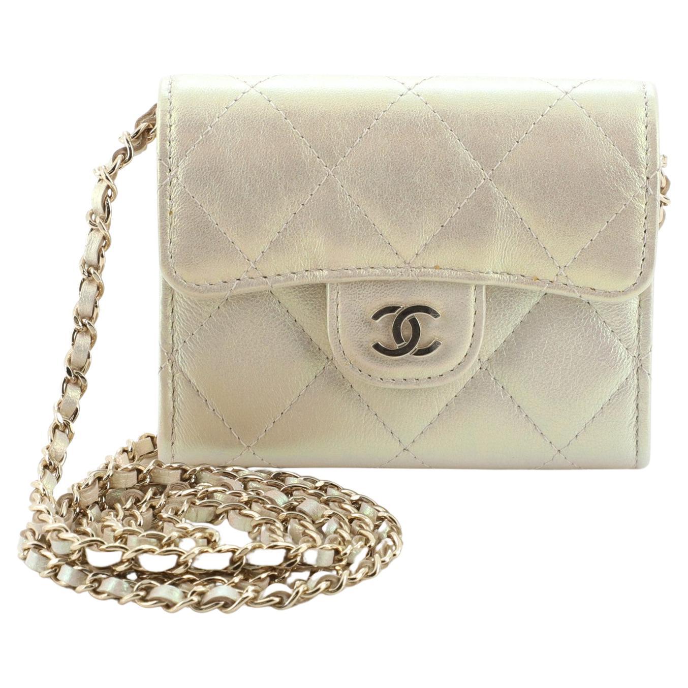 used chanel card holder