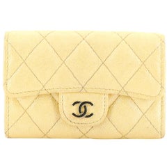 Chanel Classic Flap Card Holder Quilted Caviar