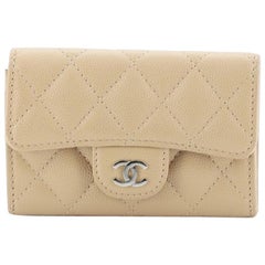 Chanel Classic Flap Card Holder Quilted Caviar