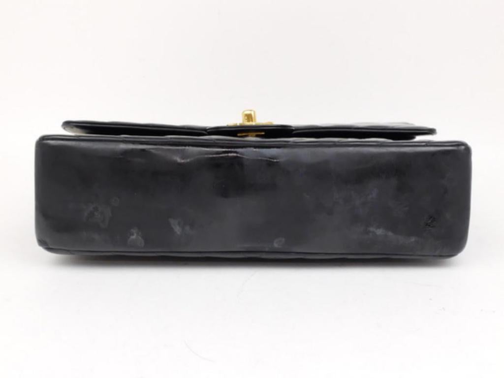 Chanel Classic Flap Chevron Quilted Medium 232106 Black Shoulder Bag For Sale 6