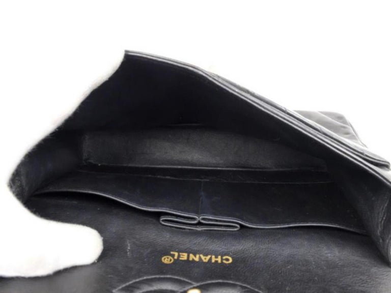 Chanel Classic Flap Chevron Quilted Medium 232106 Black Shoulder Bag ...
