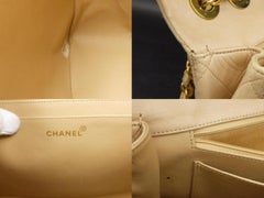 Chanel Classic Flap Extra Large Gestepptes Lammfell Maxi 234015 Beige Umhängetasche