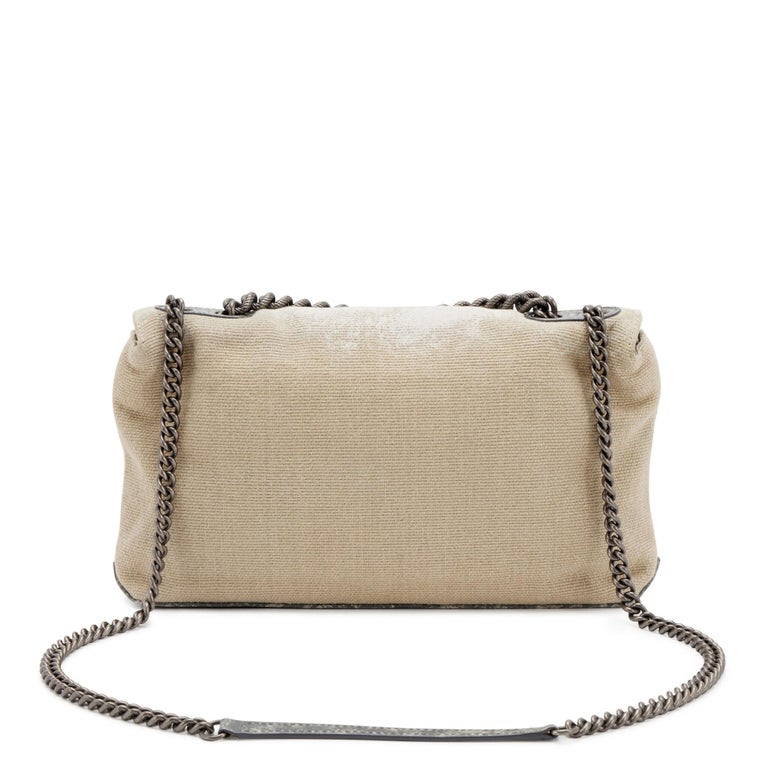 Chanel classic flap graffiti boy art school oh my khaki canvas shoulder bag new arrivals