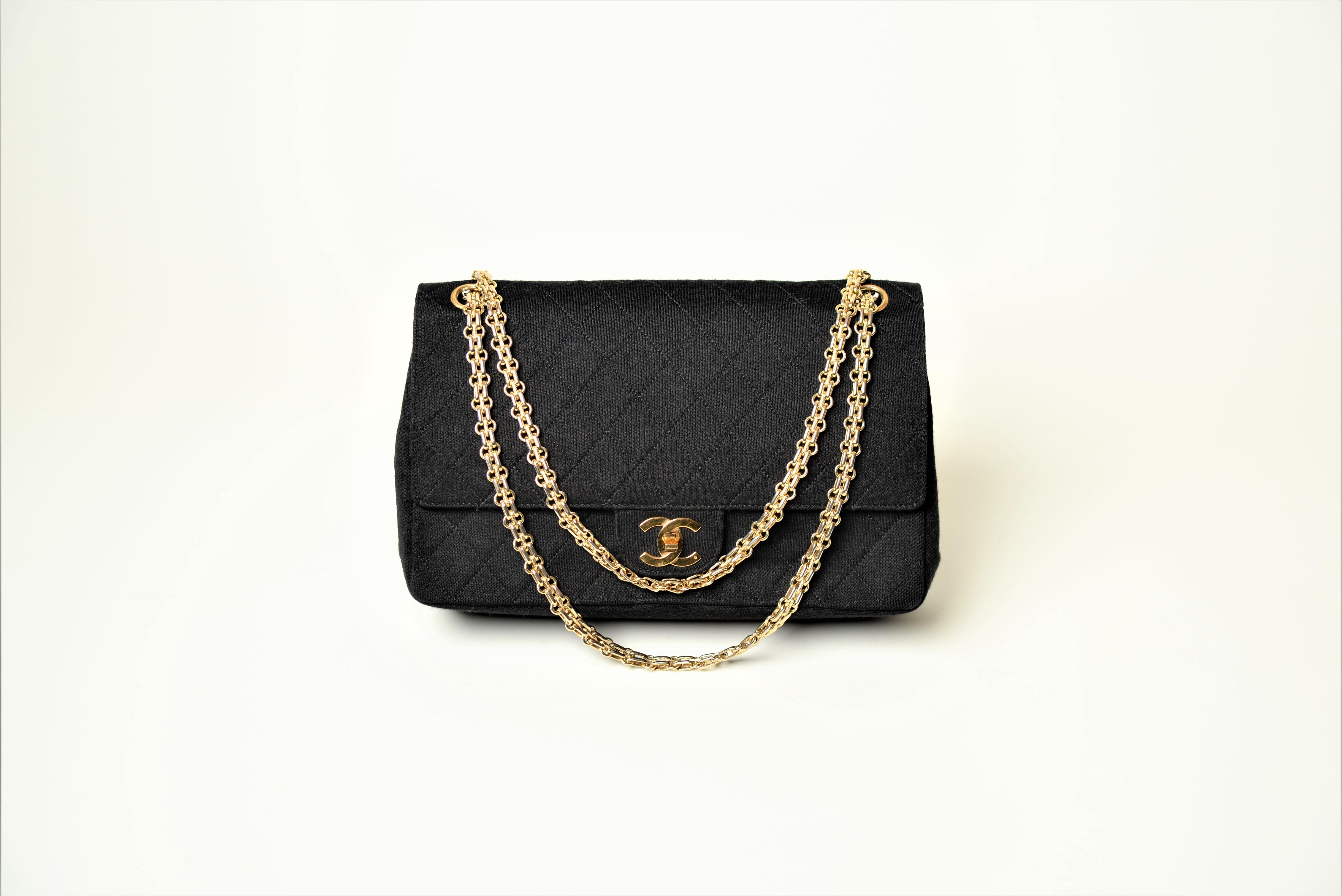 Chanel Classic Flap Jersey 2.55 Vintage Reissue Chain 5