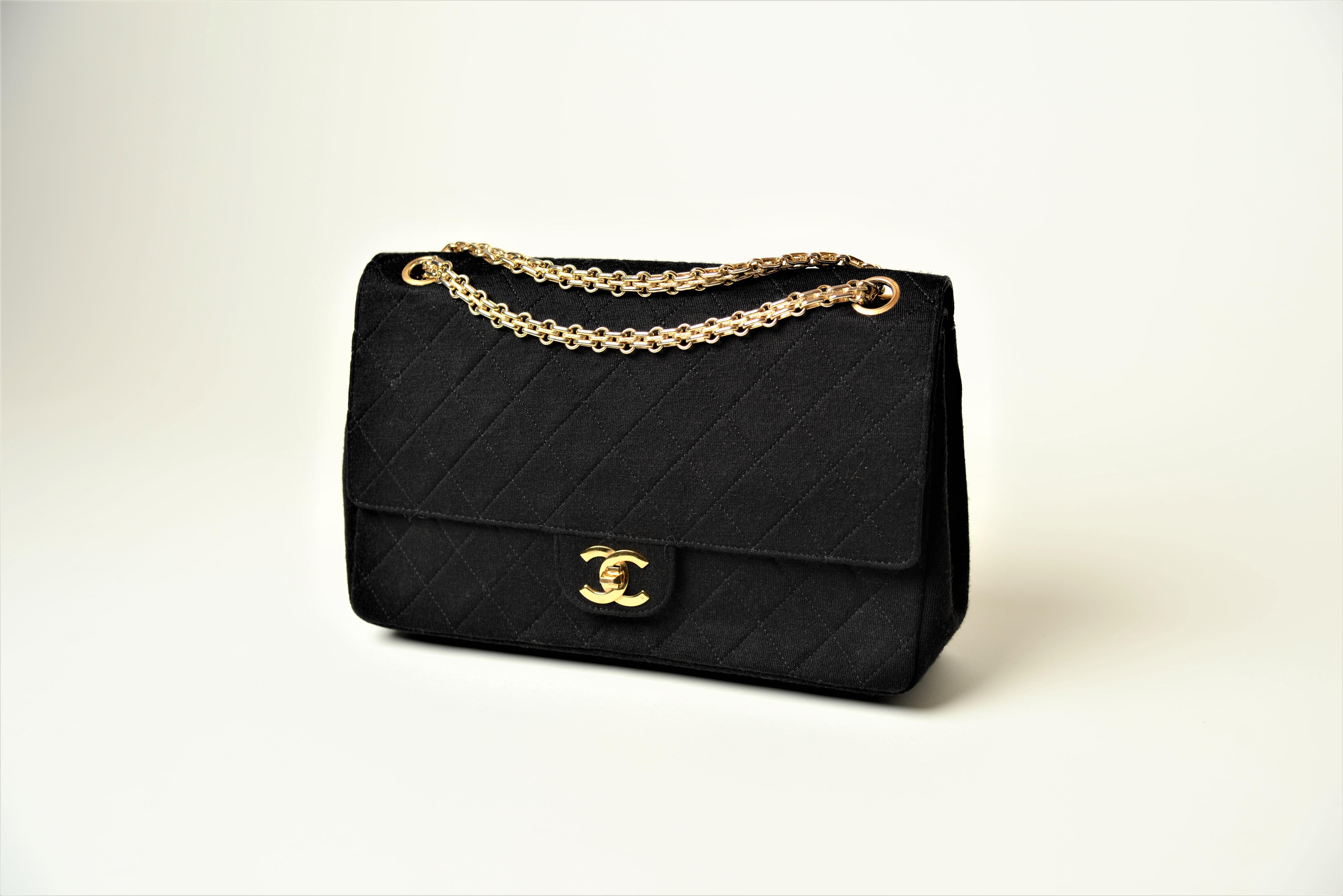Chanel Classic Flap Jersey 2.55 Vintage Reissue Chain 11