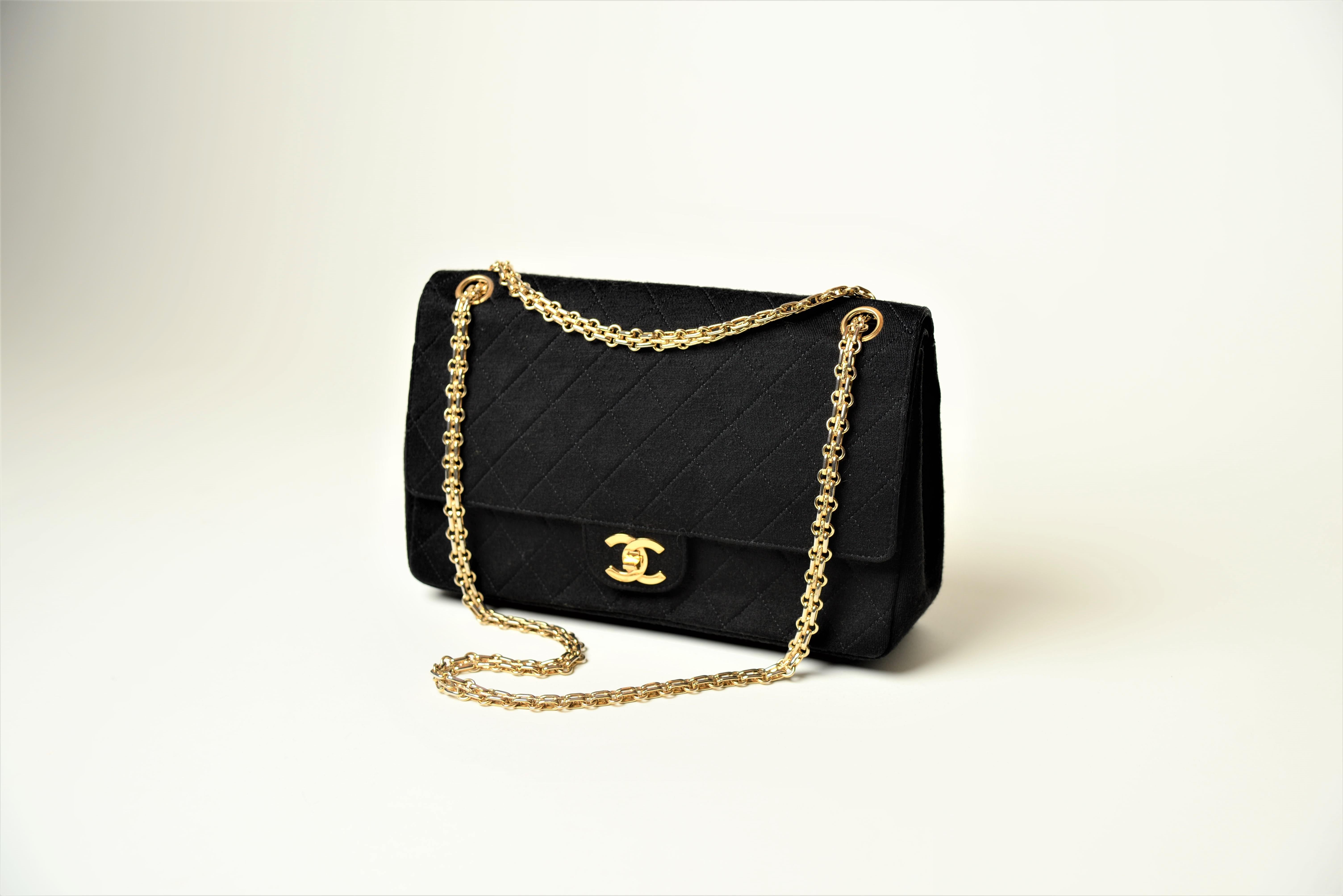 Chanel Classic Flap Jersey 2.55 Vintage Reissue Chain 1