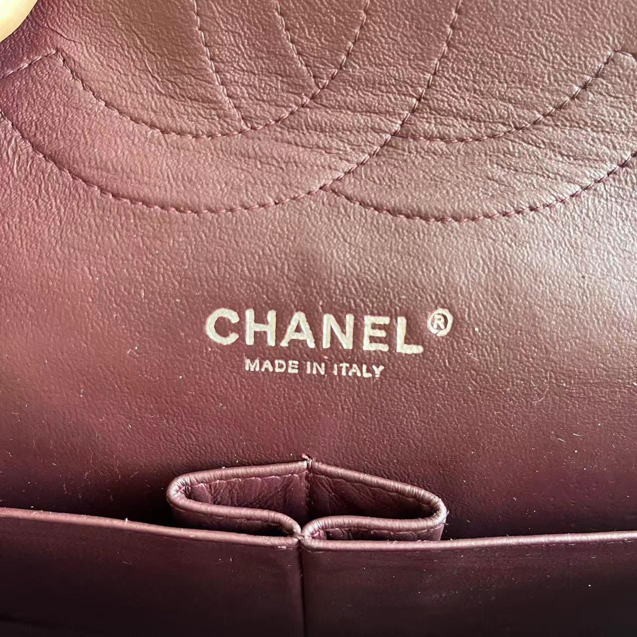 Chanel Classic Flap Jumbo Nero Caviale Pelle Doppia Flap Hardware Argento 2011 in vendita 15