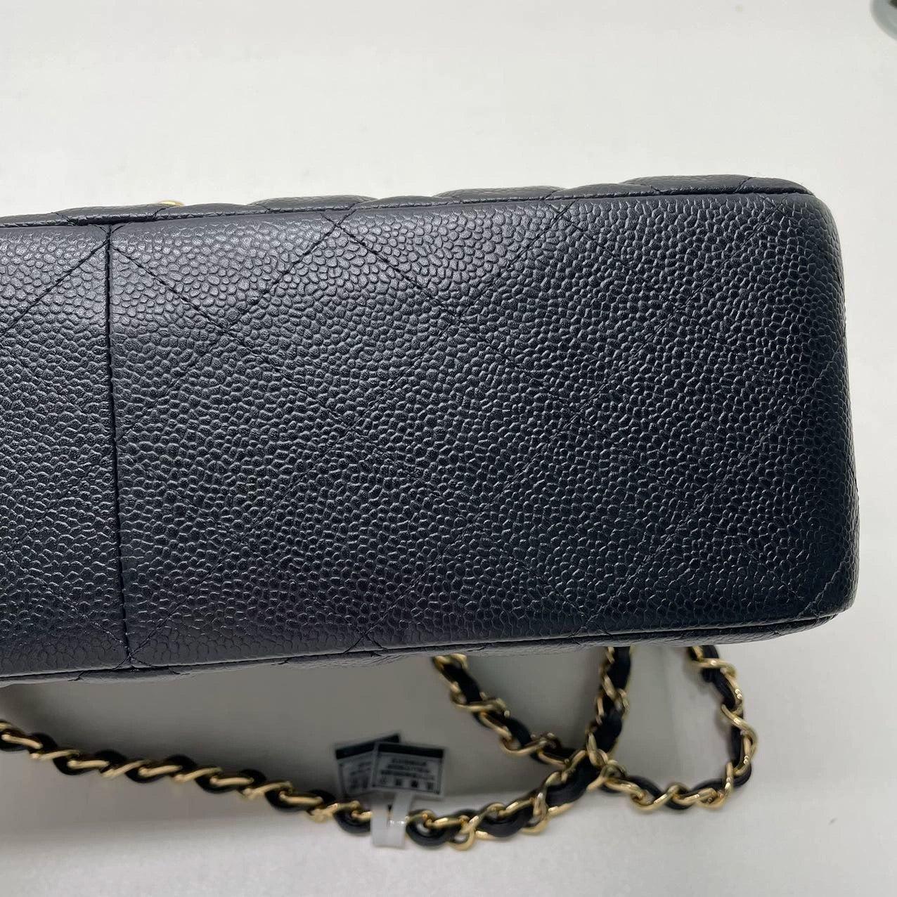 Chanel Classic Flap Jumbo Caviar Leather Double Flap with Gold Hardware, 2012 14