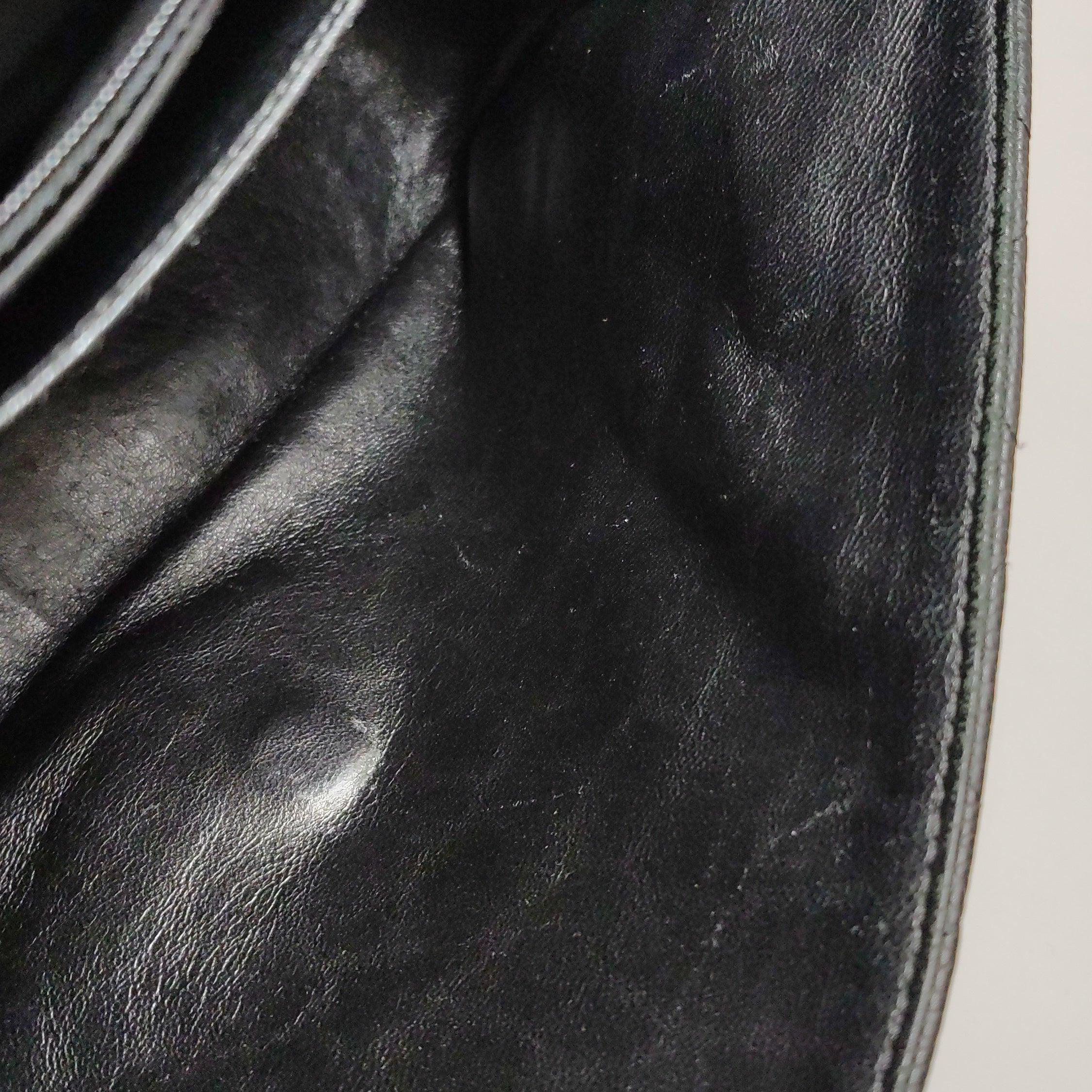 Chanel Classic Leather Jumbo Caviar Leather Single Flap 24k Gold Hardware 2008 en vente 11