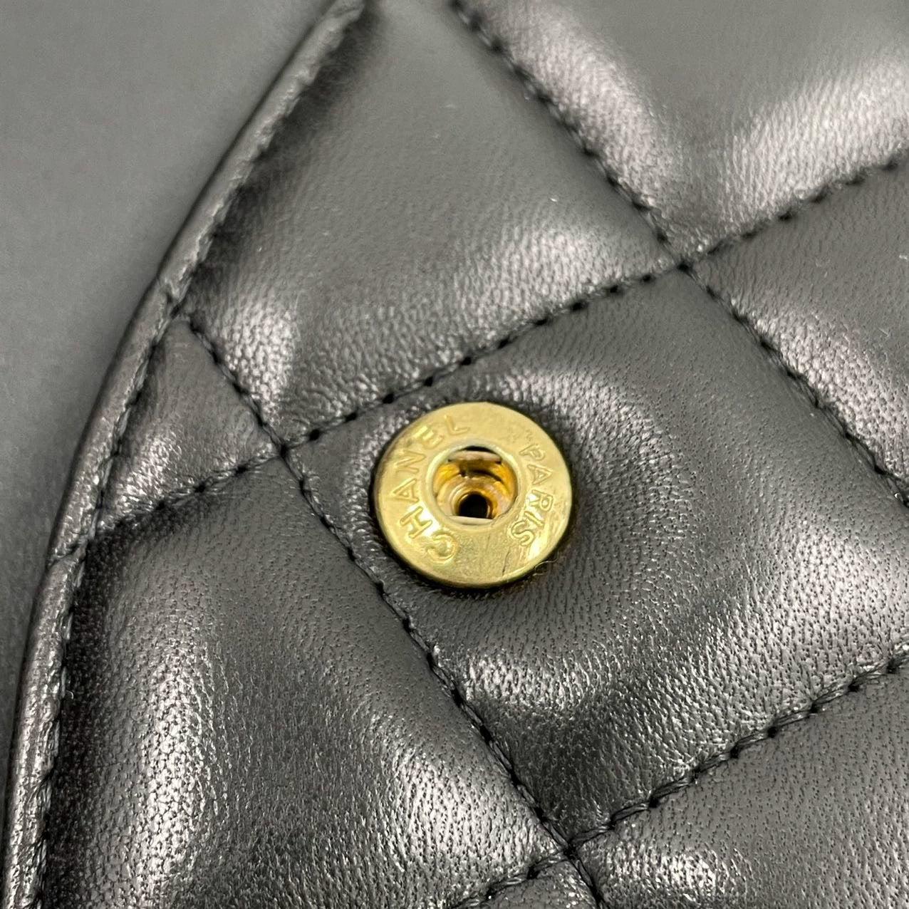 Chanel Classic Flap Jumbo Lambskin Leather Double Flap Gold Hardware, 2011-2012 6