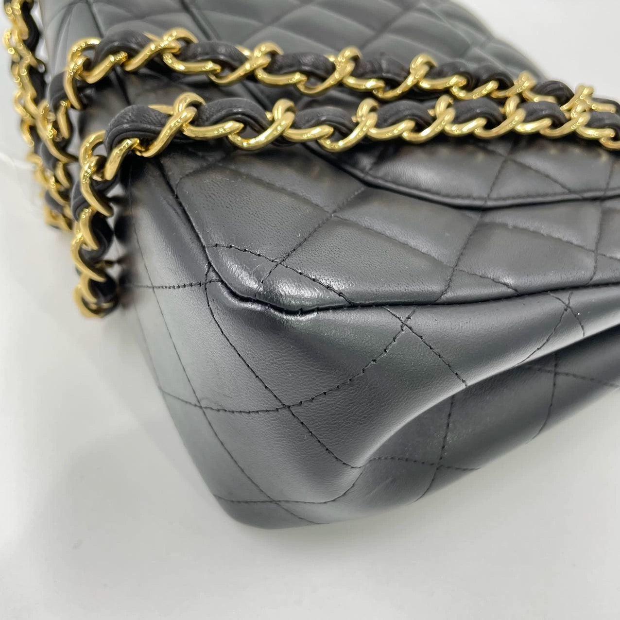Chanel Classic Flap Jumbo Lambskin Leather Double Flap Gold Hardware, 2011-2012 7