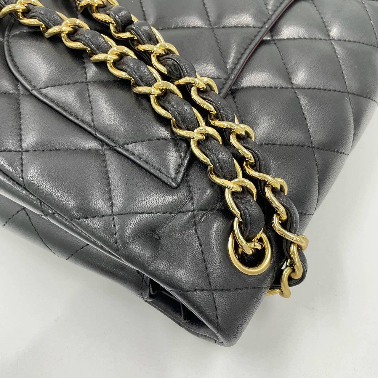 Chanel Classic Flap Jumbo Lambskin Leather Double Flap Gold Hardware, 2011-2012 8