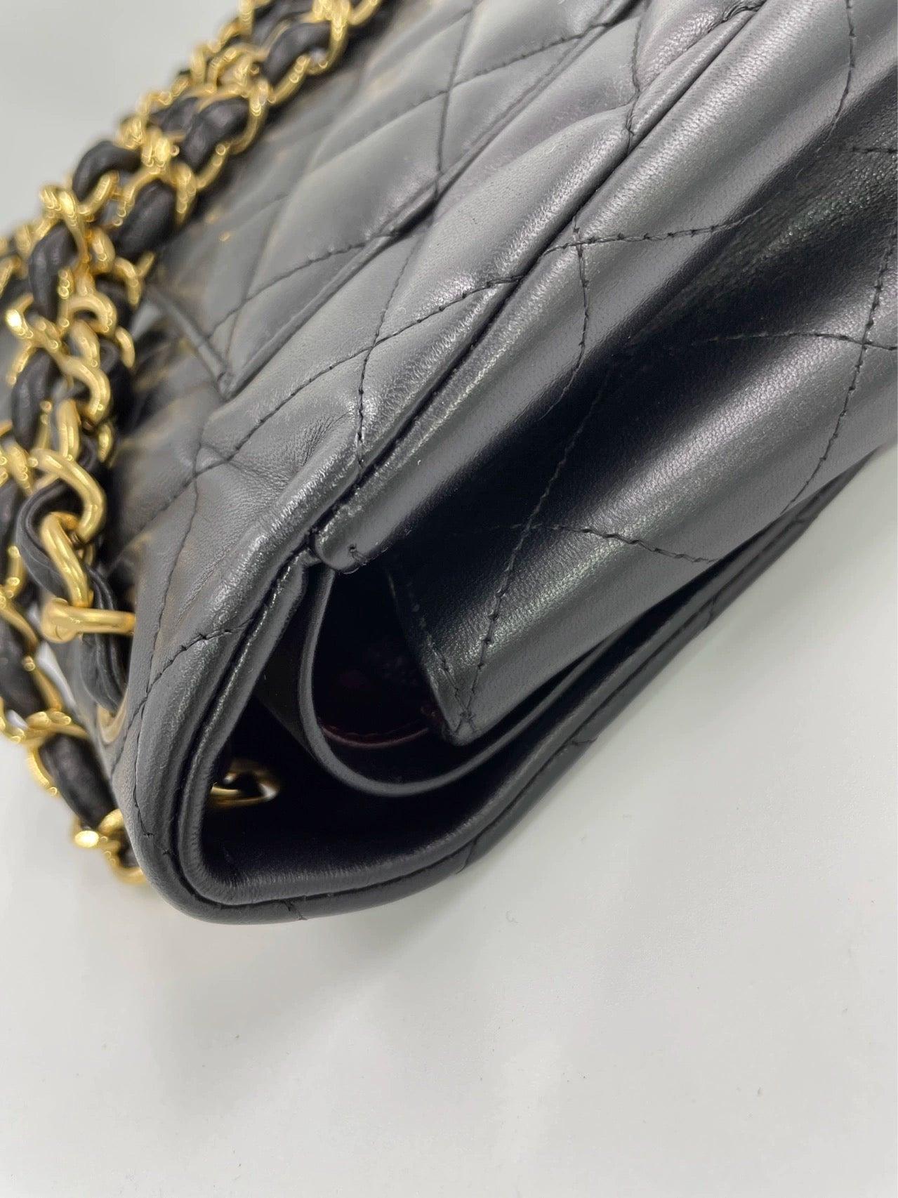 Chanel Classic Flap Jumbo Lambskin Leather Double Flap Gold Hardware, 2011-2012 10