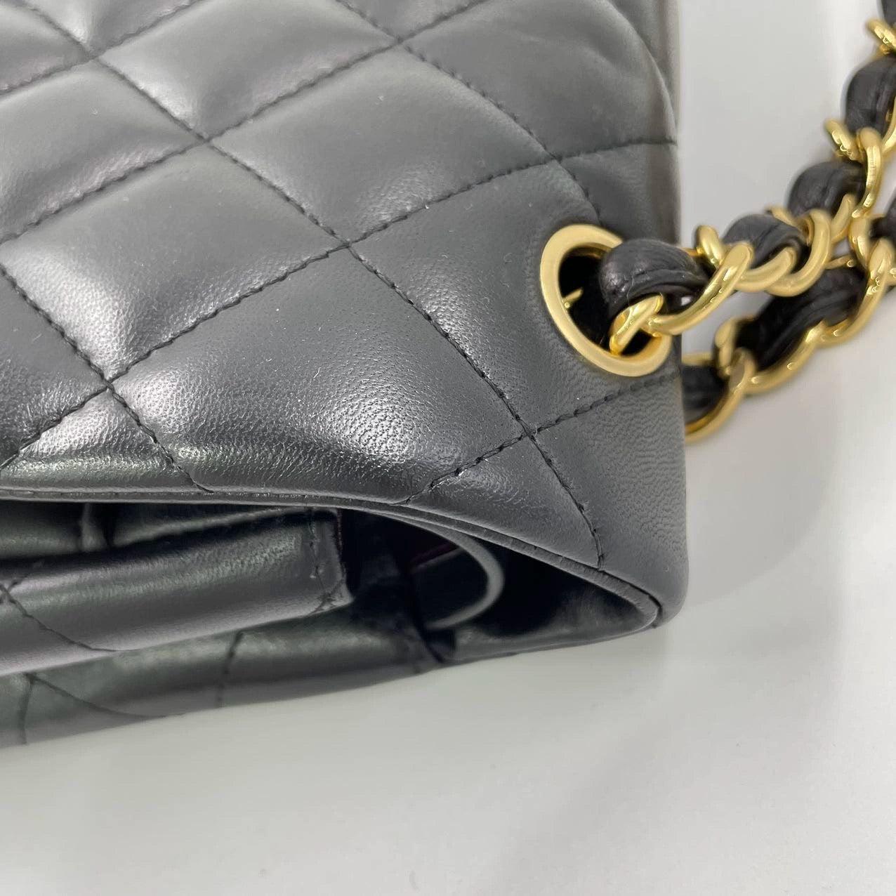 Chanel Classic Flap Jumbo Lambskin Leather Double Flap Gold Hardware, 2011-2012 11