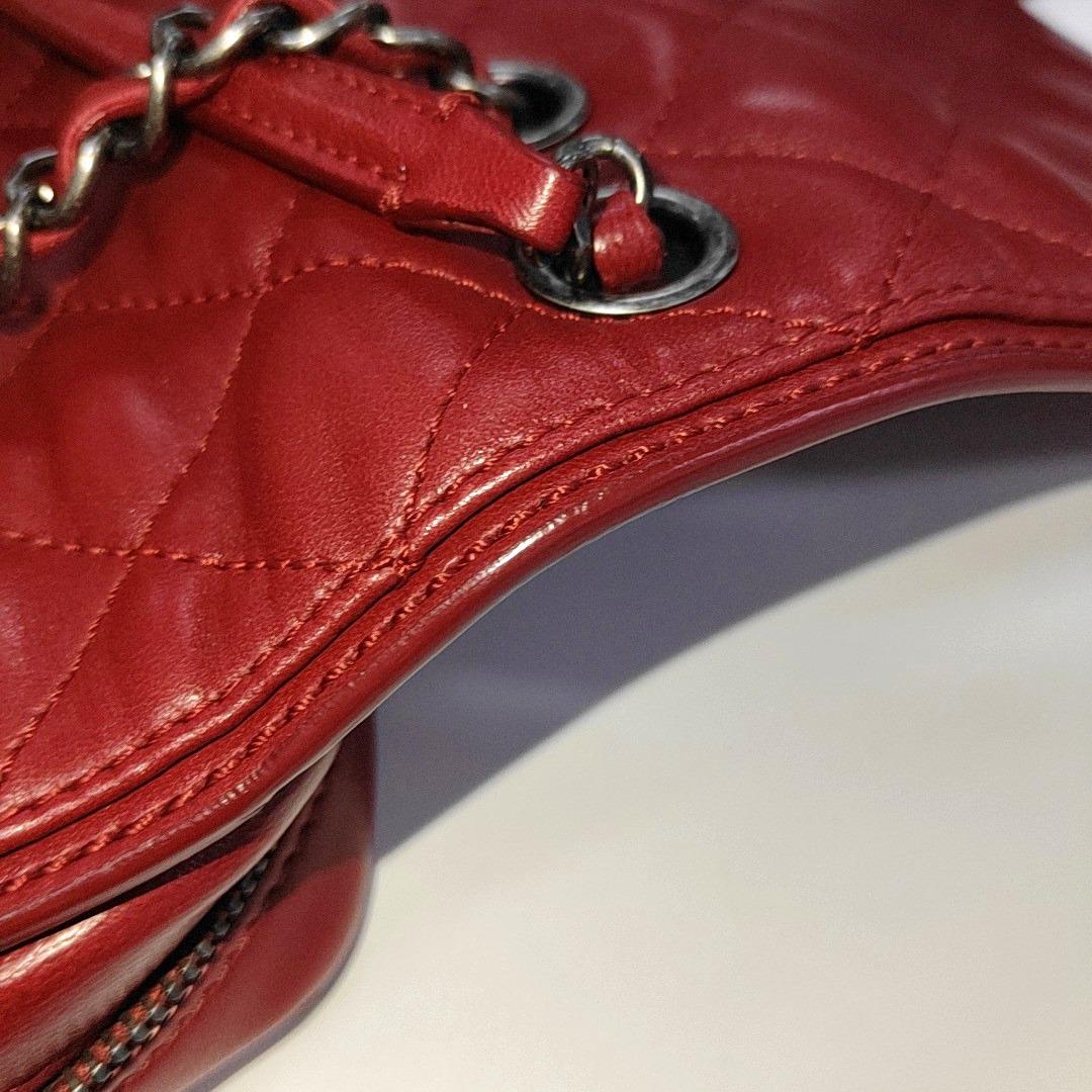 Chanel Classic Flap Jumbo Large Red Calfskin Leather, 2013-2014 6
