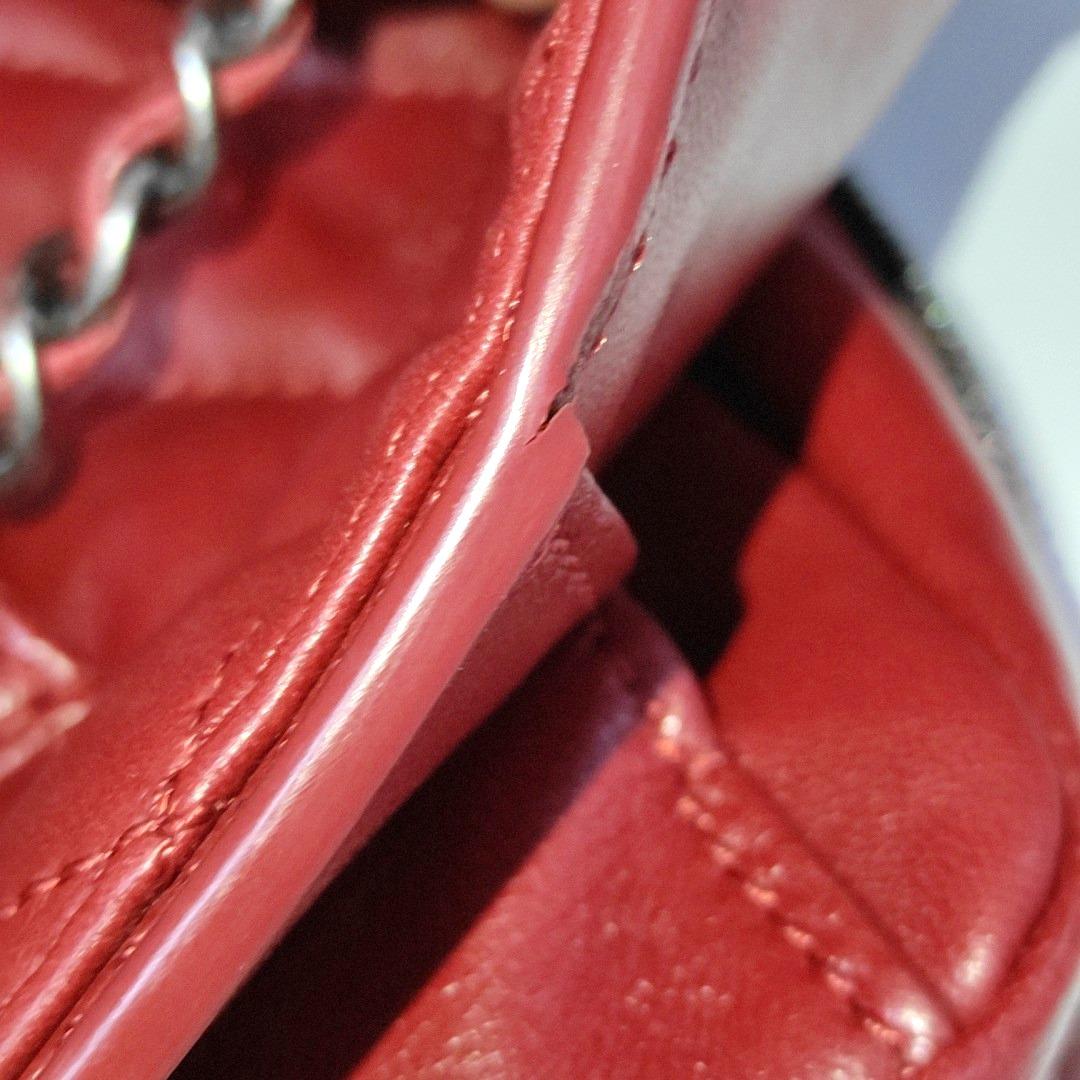 Chanel Classic Flap Jumbo Large Red Calfskin Leather, 2013-2014 8