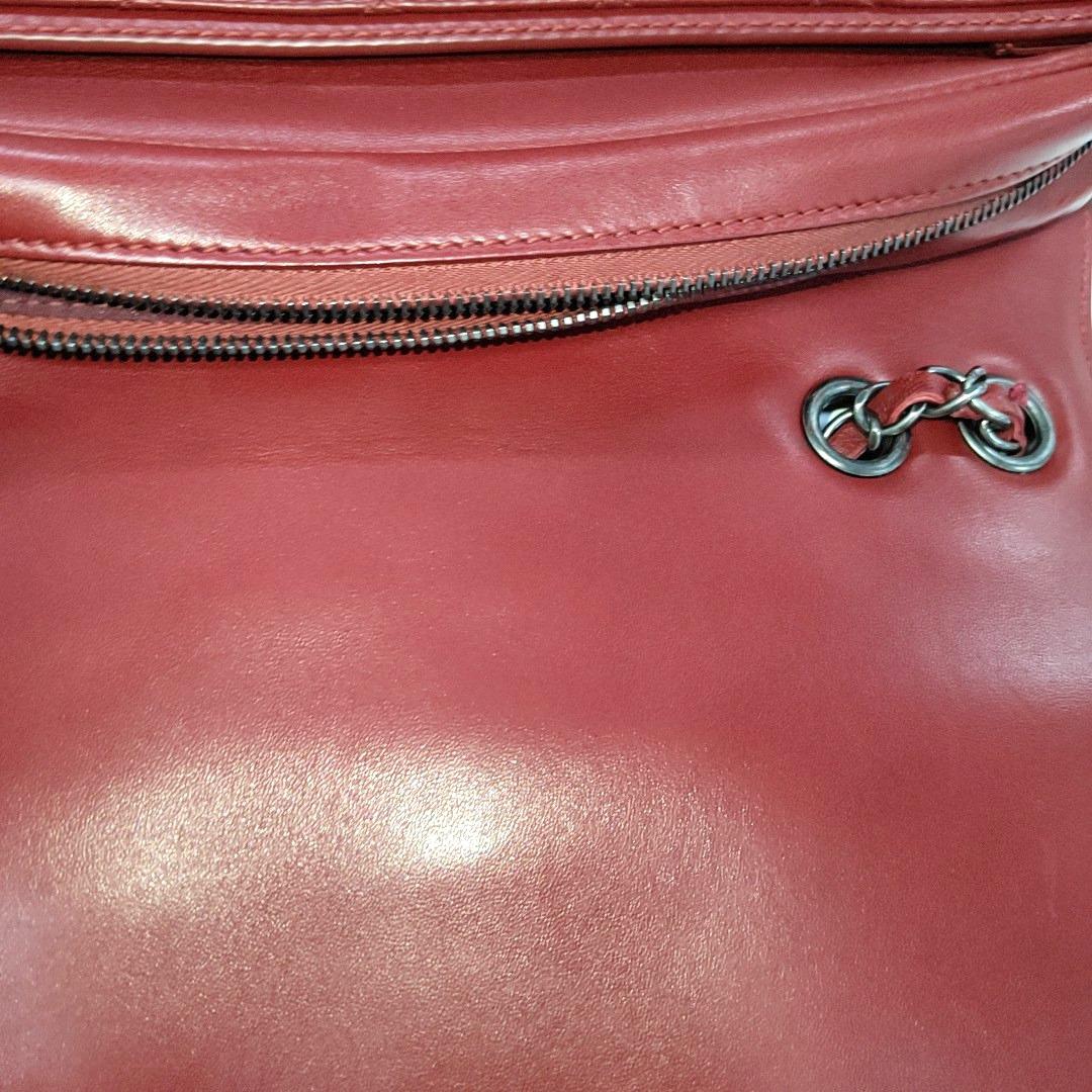 Chanel Classic Flap Jumbo Large Red Calfskin Leather, 2013-2014 5