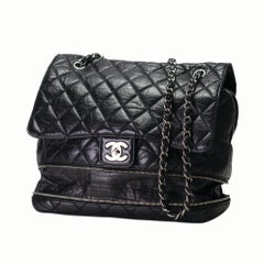 Chanel 2005 Vintage Classic Flap Limited Edition PNY Jumbo Expandable Bag