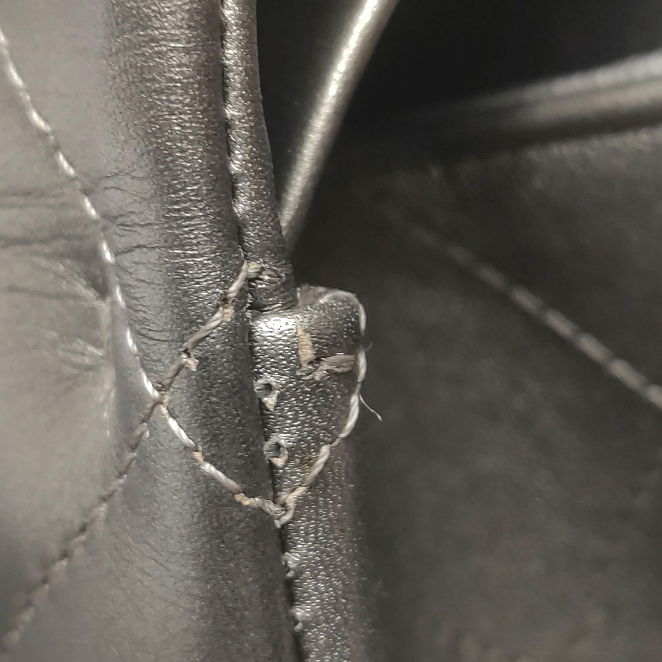 Chanel Classic Flap Maxi Metallic Lambskin Leather Double Flap Sliver Hardware in vendita 12