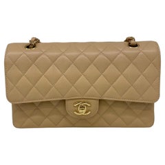 Chanel Classic Flap Medium Beige Caviar GHW
