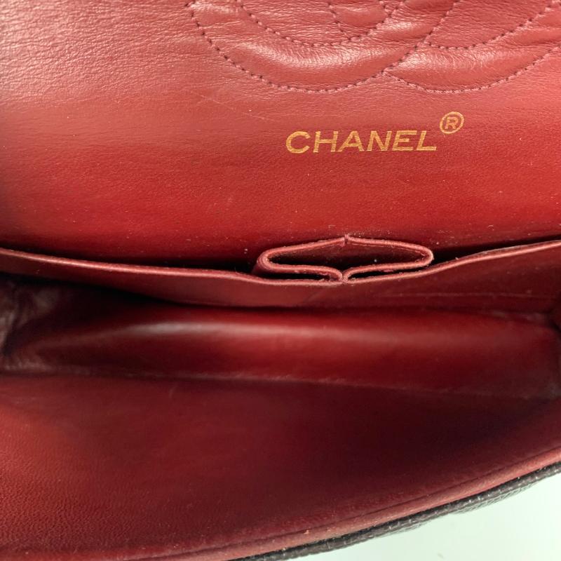 Chanel Classic Flap Medium Black Caviar Leather with 24k Gold Hardware, Pre-2010 11