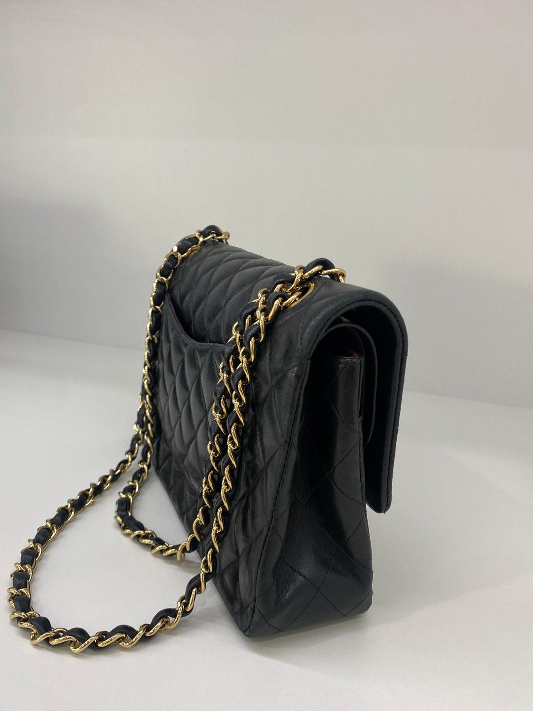 Chanel Classic Flap Medium Lambskin Black GHW 9