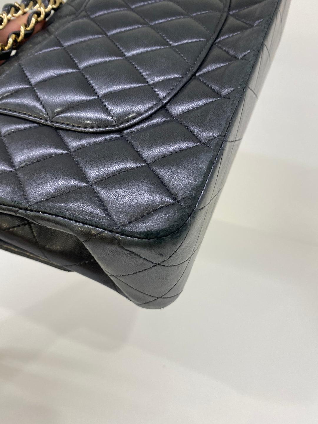 Chanel Classic Flap Medium Lambskin Black GHW 1