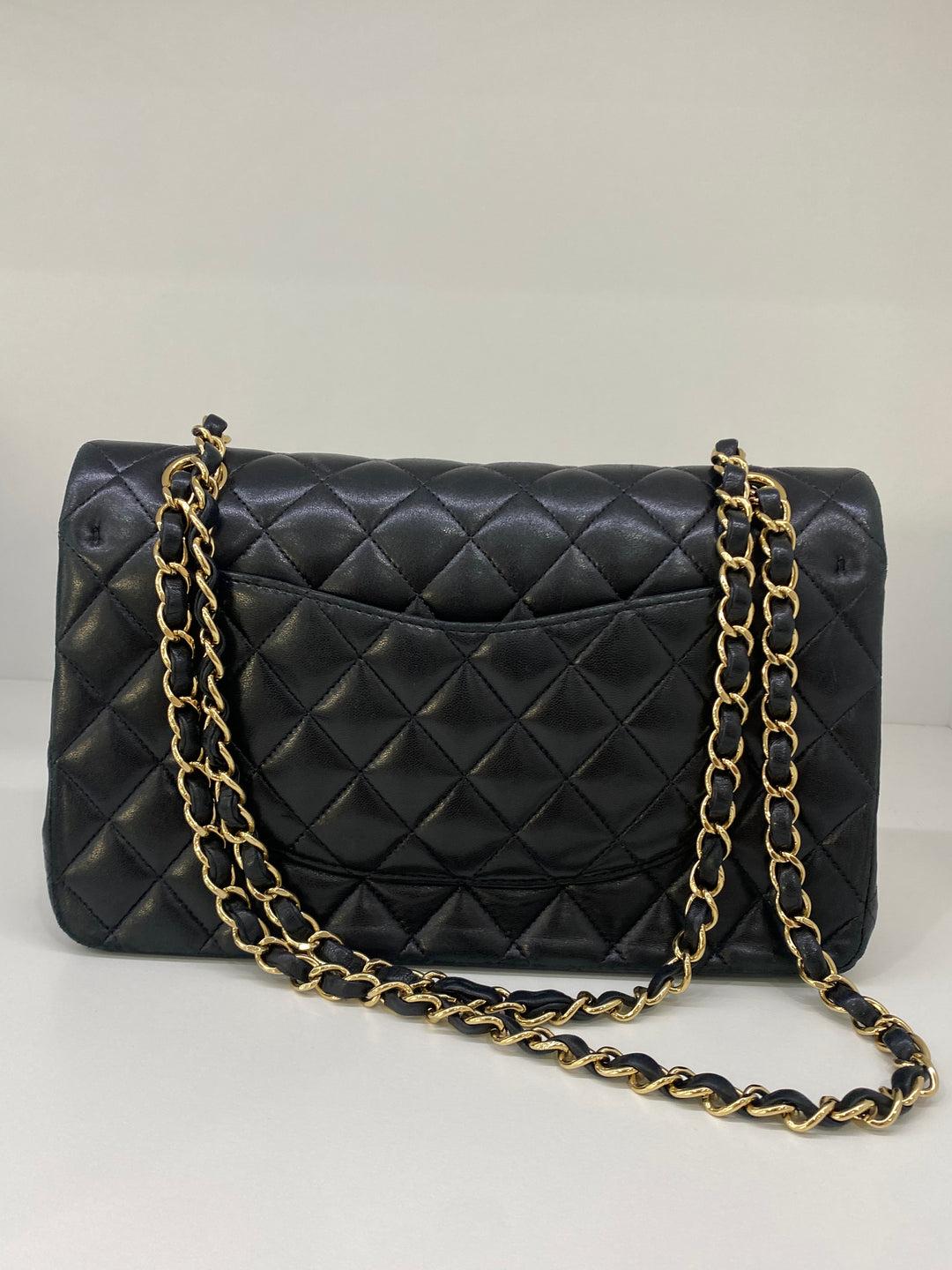 Chanel Classic Flap Medium Lambskin Black GHW 2