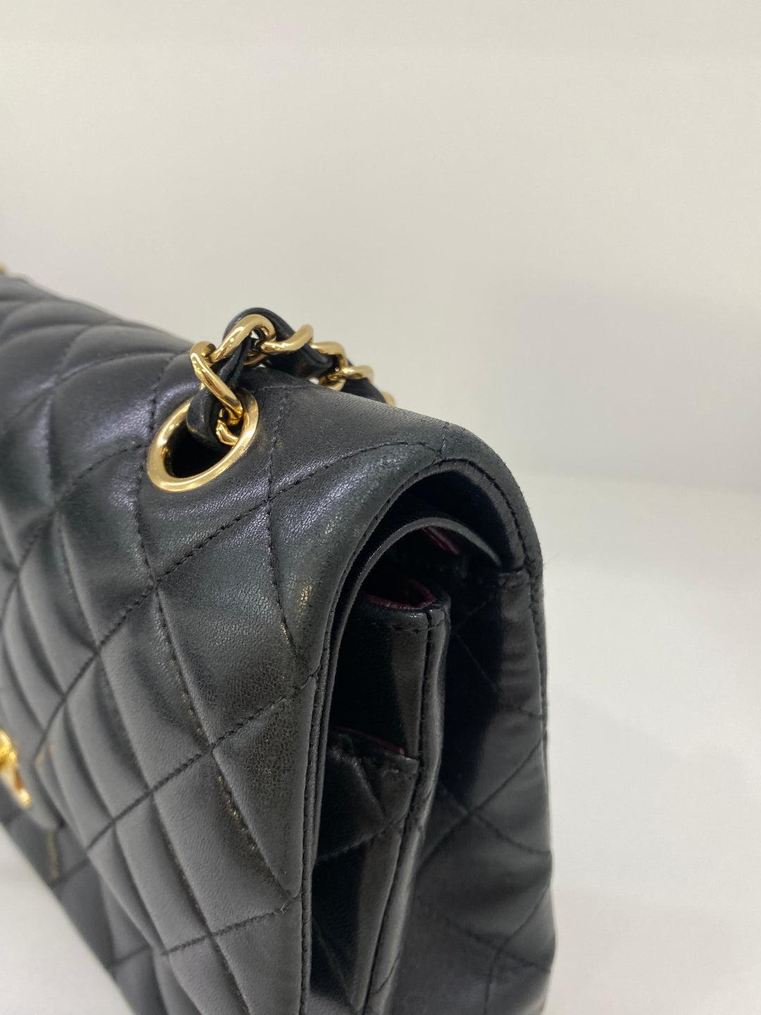 Chanel Classic Flap Medium Lambskin Black GHW 5