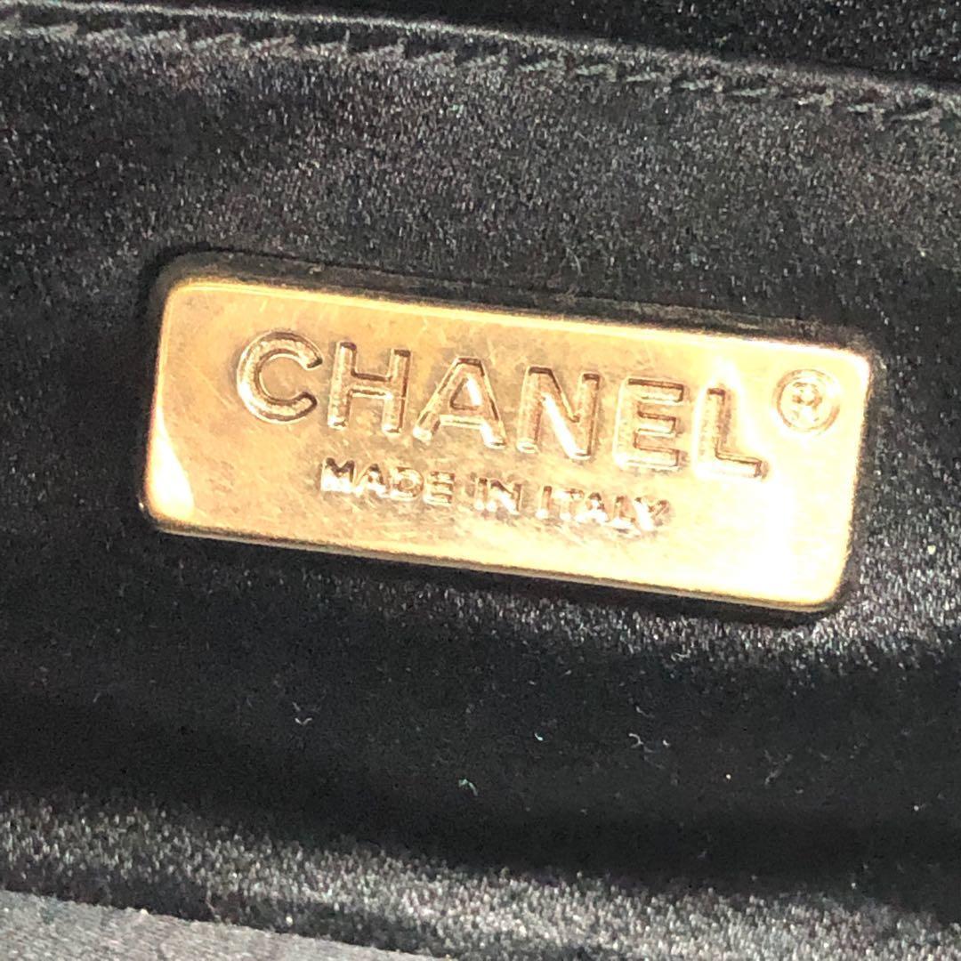 Chanel Classic Flap Mini Schwarz Seide Satin Gold Hardware 2015-2016 im Angebot 5