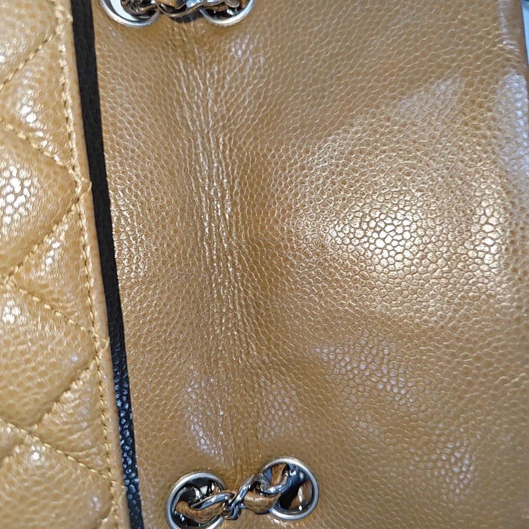 Chanel Classic Flap Mini Brown Caviar leather silver hardware, 2011 5