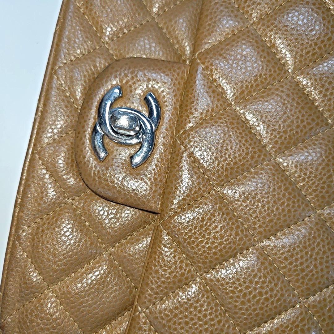 Chanel Classic Flap Mini Brown Caviar leather silver hardware, 2011 1