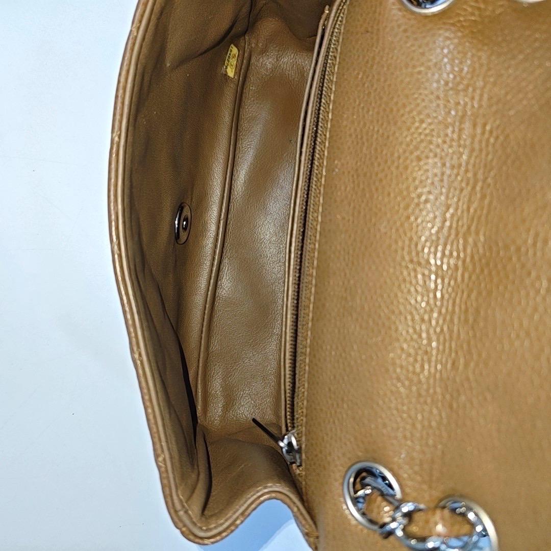 Chanel Classic Flap Mini Brown Caviar leather silver hardware, 2011 2