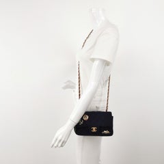 Chanel Classic Flap Mini Metiers d'Art Paris-Hamburg 2018 Wool Nautical Charms