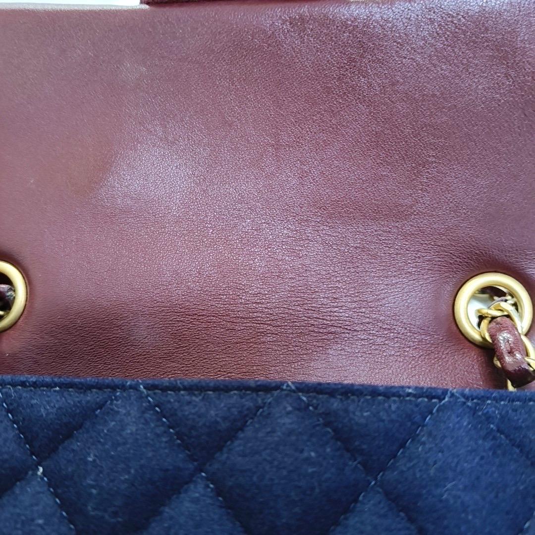 Chanel Classic Flap Mini Métiers d'Art Paris-Hamburg 2018 Wool Nautical Charms en vente 2