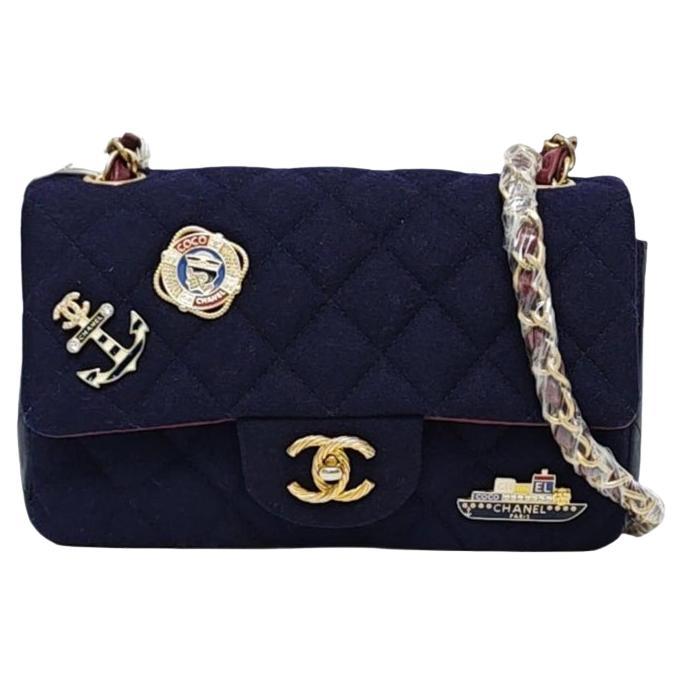 Chanel Classic Flap Mini Metiers d
Art Paris-Hamburg 2018 Wool Nautical Charms