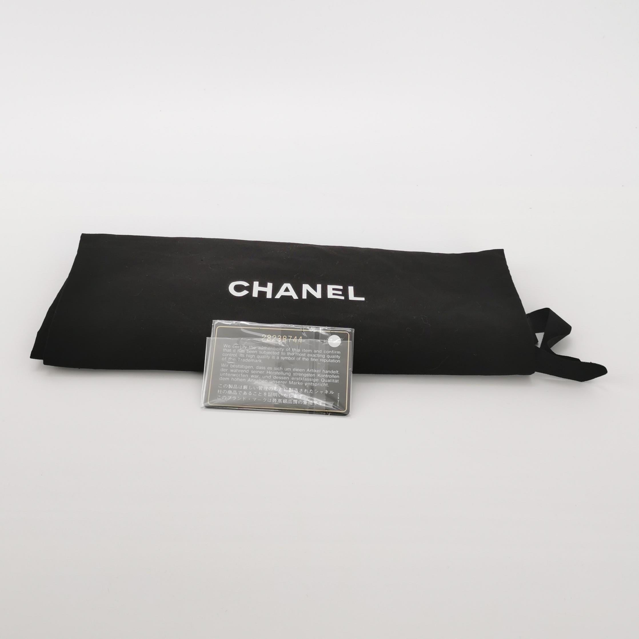 Chanel Classic Flap Mini Rettangolare Greene & Greene Leather Argento Hardware in vendita 7