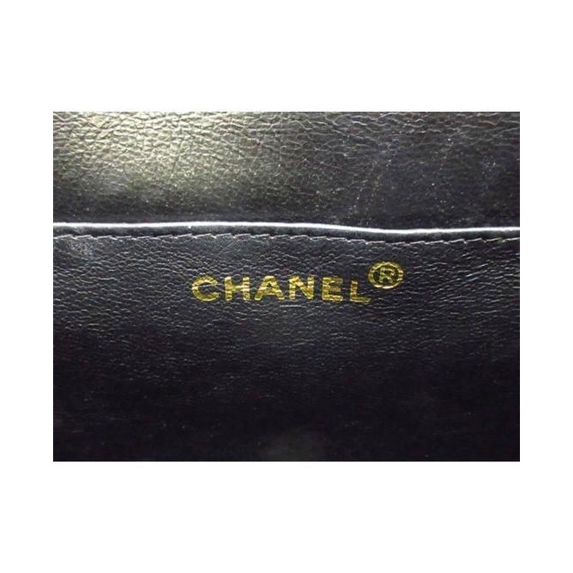 Women's or Men's Chanel Classic Flap Portfolio Caviar Briefcase Black Leather Laptop Bag For Sale