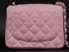 Chanel Classic Flap Quilted Canvas Mini Square Crossbody 215367 Shoulder Bag
